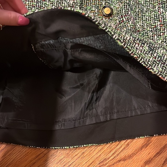 Women’s Green Printed Skirt Size 8 - Picture 4 of 4